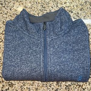 Navy Izod quarter zip Medium